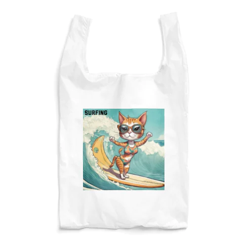 SURFING猫（女の子バージョン） Reusable Bag