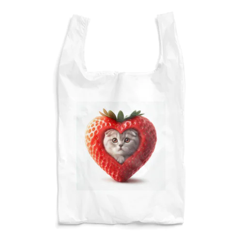 いちごねこ　すこにゃん Reusable Bag