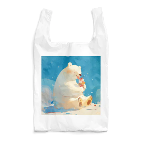 シロクマくんのおやつ Reusable Bag