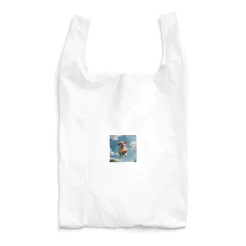 空飛ぶワンダフル犬 Reusable Bag