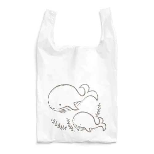 クジラの親子 Reusable Bag