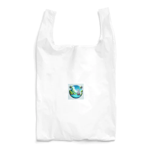 カリブ海と船 Reusable Bag