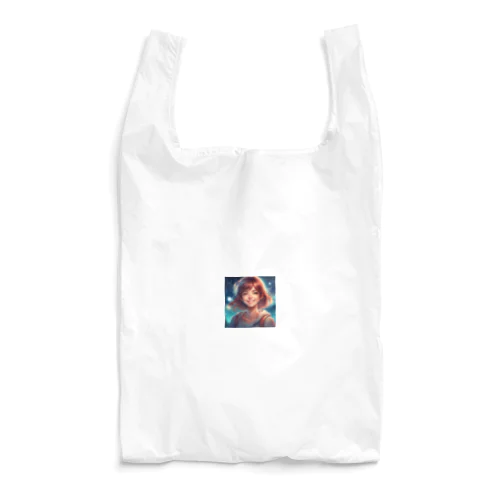 笑顔が魅力的な美少女 Reusable Bag