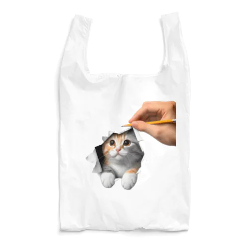 猫が出てくる Reusable Bag