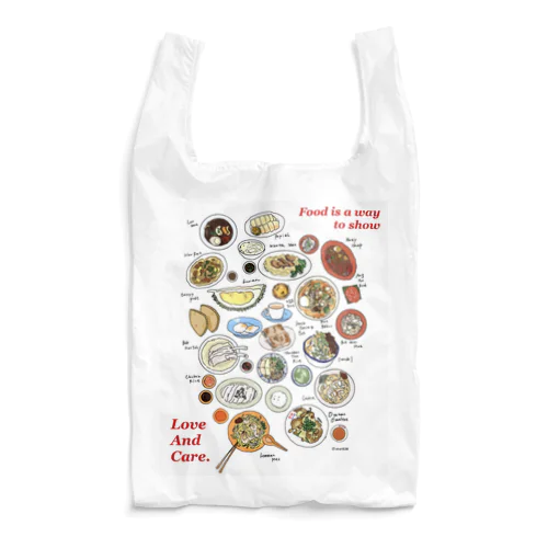 Singapore local foods Reusable Bag