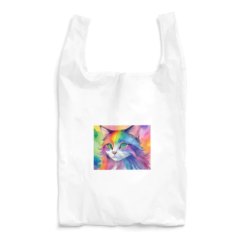 虹色ネコちゃん Reusable Bag