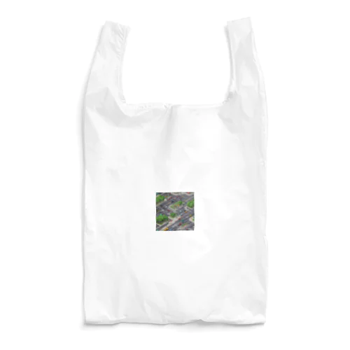 「都会の信号 道路マップ」 Reusable Bag