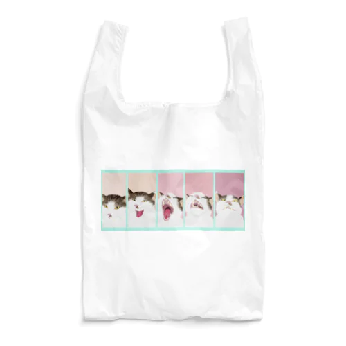 おおあくびねこちゃん Reusable Bag