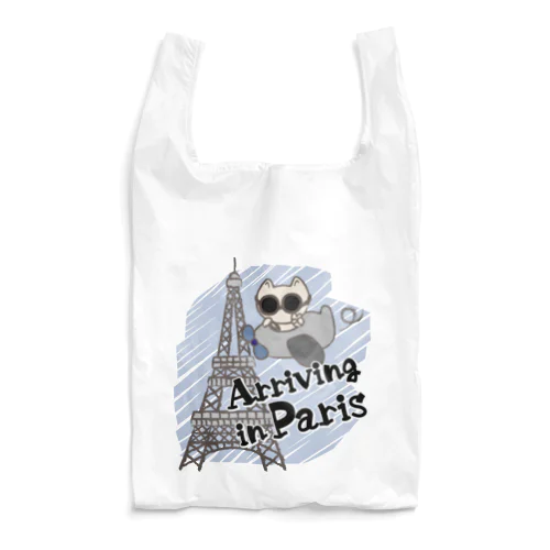 Arriving in Paris Reusable Bag