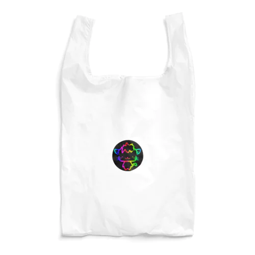 レインボー応援ネコ。 Reusable Bag