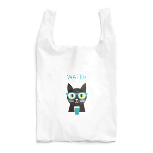 水 ネコ Reusable Bag