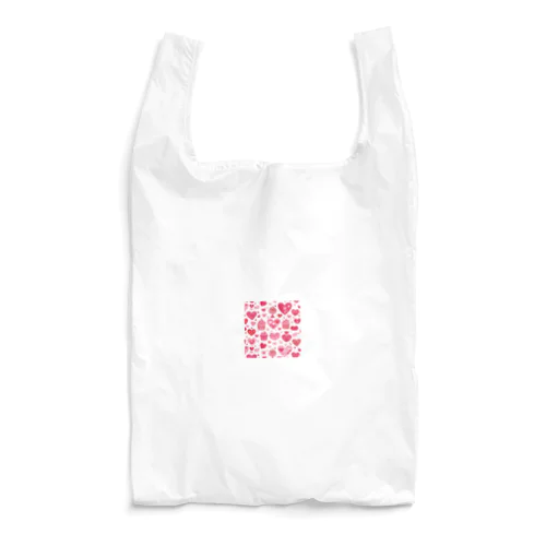 ハート　ピンク　赤　可愛い　ケーキ Reusable Bag