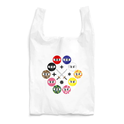 【忍び】忍び勢ぞろい Reusable Bag