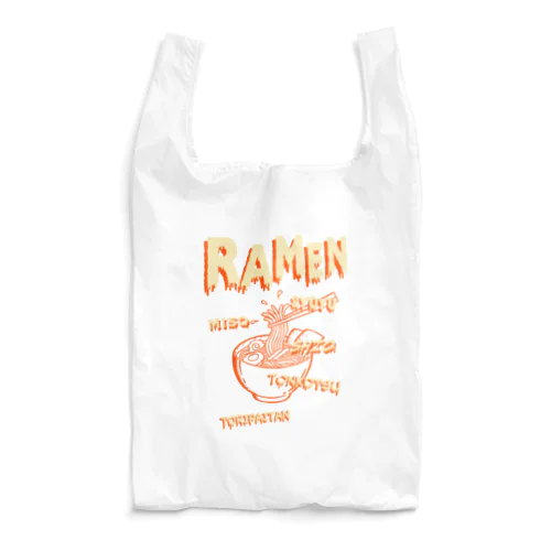 ホラーデザインチックなラーメン Reusable Bag