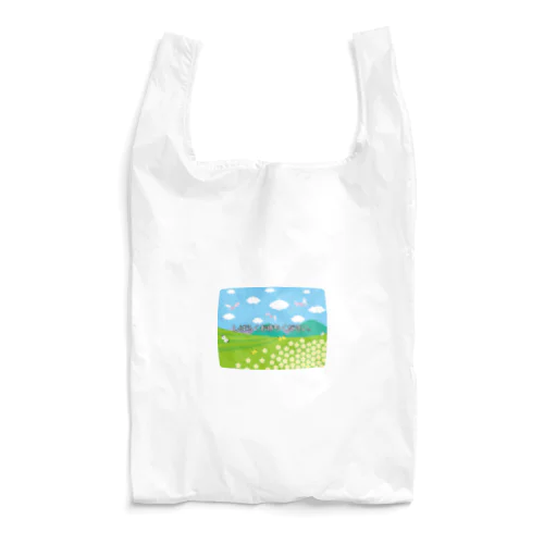 テレビの<しばらくお待ちください>のテロップ画面 Reusable Bag