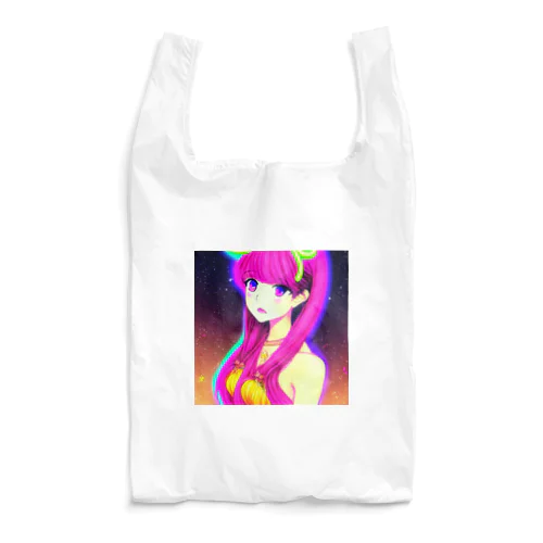 きゅぴきゅぴ★ピンク髪美人お姉さん Reusable Bag