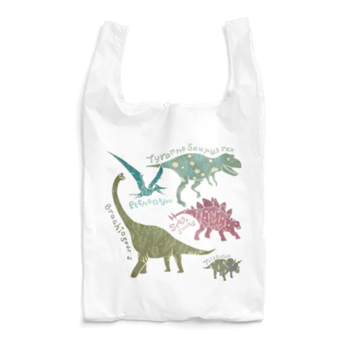 楽園Dinosaur Reusable Bag