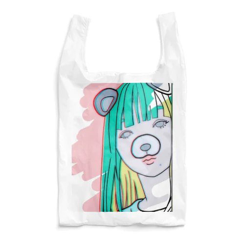 パンダ女子　女友達 Reusable Bag