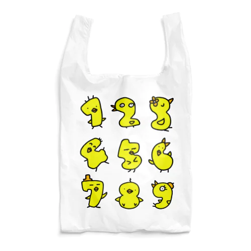 🐤数字アヒル🐤 Reusable Bag