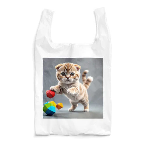 スコティッシュフォールド子猫ちゃん Reusable Bag