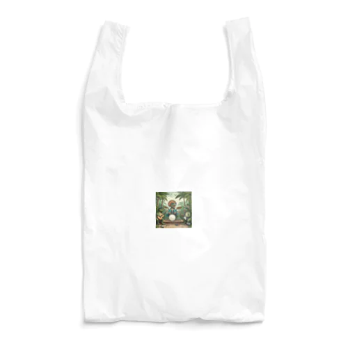 かっこいい恐竜　楽器演奏家 Reusable Bag