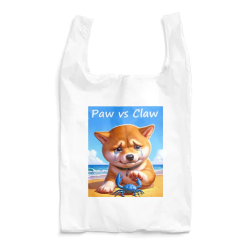 Paw vs Claw 涙の豆柴 Reusable Bag