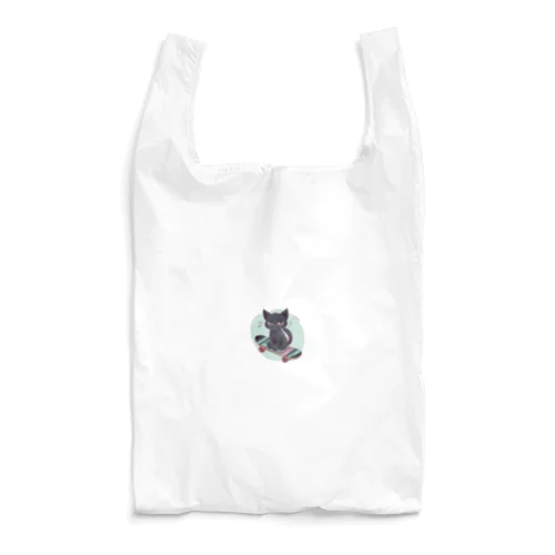 スケボーネコ Reusable Bag