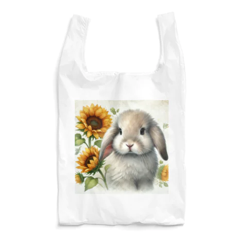 向日葵うさぎ Reusable Bag