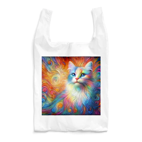 虹色　猫 Reusable Bag