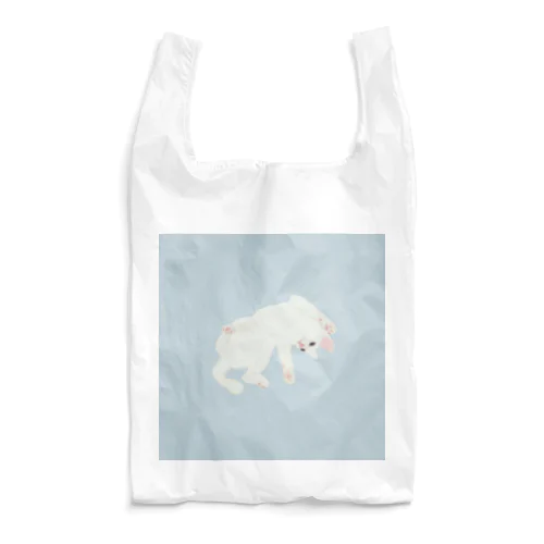 ねこさまハク ごろん[ソーダ] Reusable Bag