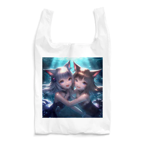 猫耳少女00080 Reusable Bag