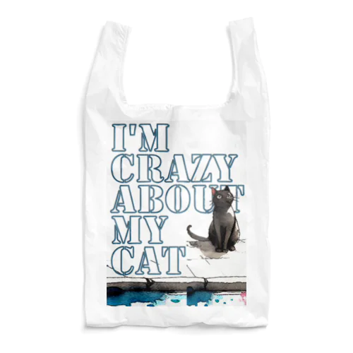 I'm crazy about my cat.５ エコバッグ