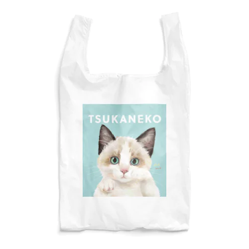 つかねこチャリティー　むじゃきなイリス Reusable Bag