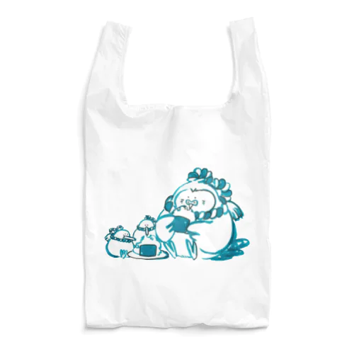 おにぎりとカカポ大明神 Reusable Bag