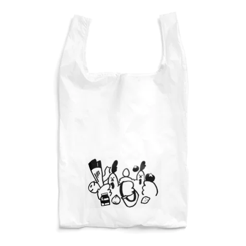 ゆかいなにわとり(おかいもの) Reusable Bag