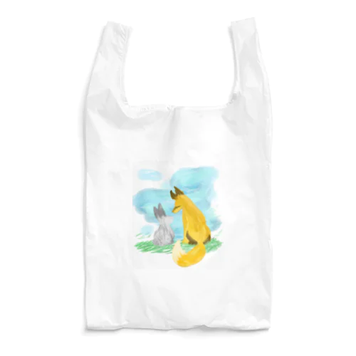 狐とうさぎ Reusable Bag