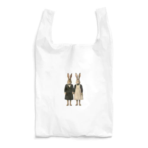 ヴィンテージ・ラビットペア Reusable Bag