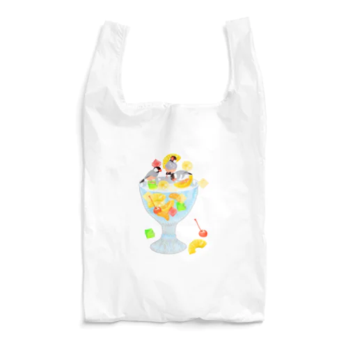 みつ豆桜文鳥 Reusable Bag