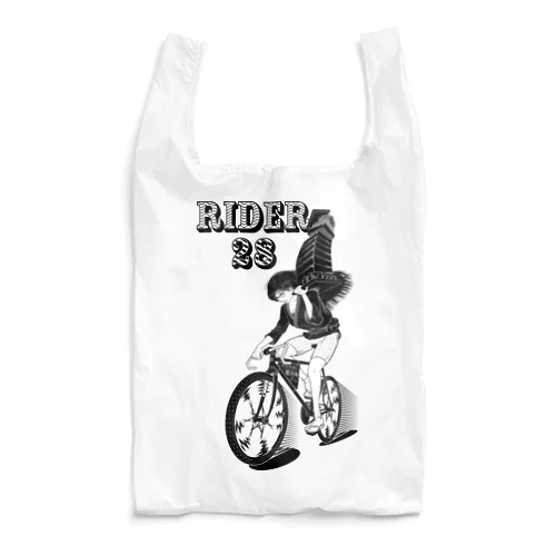 rider28 #1 (black ink) Reusable Bag