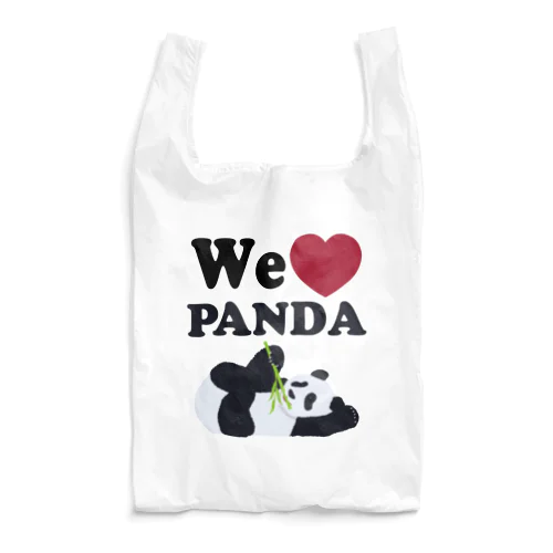 we love パンダ Reusable Bag