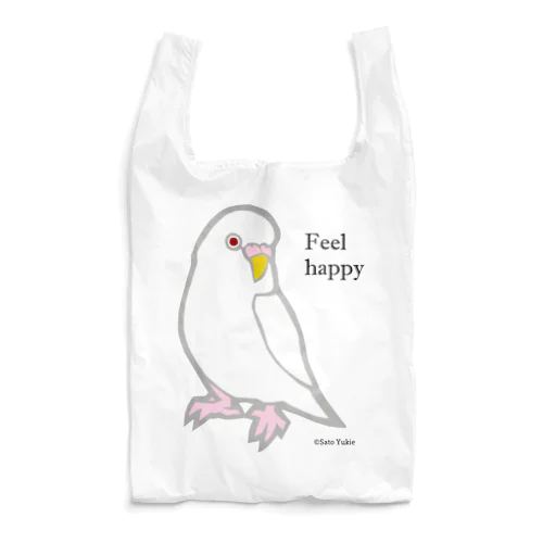 ハッピーインコ・セキセイアルビノ Reusable Bag