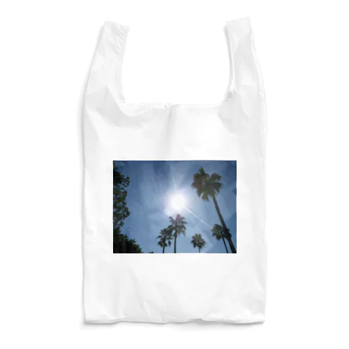 ヤシの木と太陽 Reusable Bag