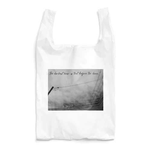 The darkest hour is that before the dawn. Reusable Bag