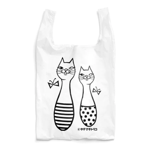 美猫様　黒線 Reusable Bag