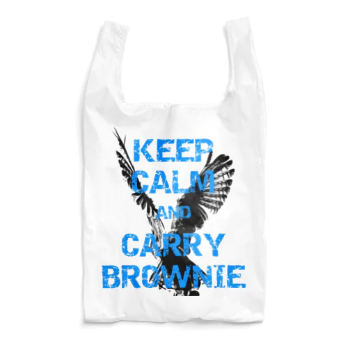 KEEP CALM AND CARRY BROWNIE Reusable Bag