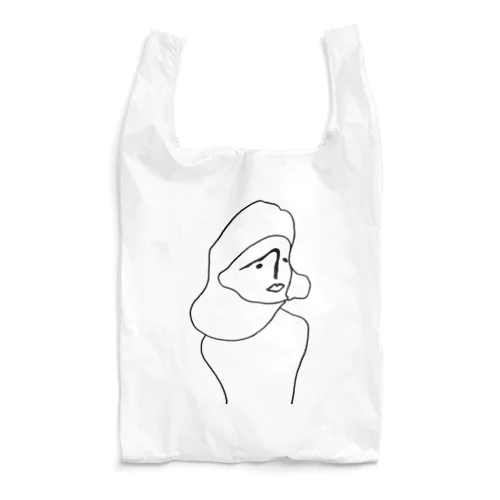 女（横向き） Reusable Bag