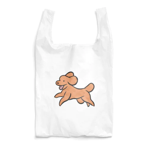 走る！トイプードル Reusable Bag