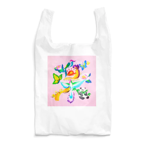 花文字　「楽」 Reusable Bag