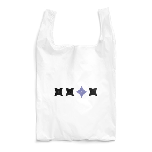 手裏剣　黒青 Reusable Bag