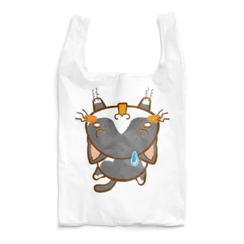 しがみつけっ(ハチワレ) Reusable Bag